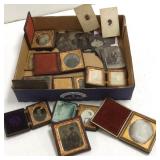 Over 40 Daguerreotypes & Tintypes including cased