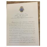 Signed Pope Pius XII 1948 2 page hand written