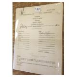 Original Signed Ripley "Believe It or Not" NBC