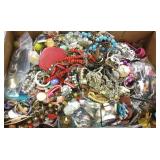 Large group costume jewelry & findings, etc