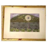 Artwork from the "The Selfish Giant" signed by