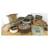 Large group of Robert Briscoe studio pottery-