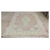 Finely woven hand tied oriental rug- 8