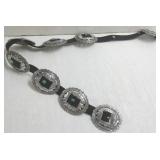 Brighton turquoise & leather concho belt