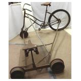 Antique railroad bicycle