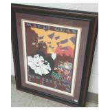 Framed 1978 Mardi Gras limited edition poster