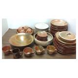 Group of MN artist Will Swanson plates, cups, &