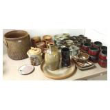 Group of over 50 pieces- studio pottery including