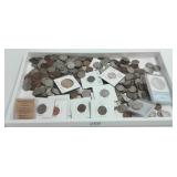 Group of miscellaneous coins including Buffalo &