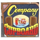 Nabisco Co. wood cupboard display sign