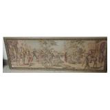 Framed tapestry approx. 18" x 55"