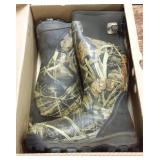 Pair of Alphaburly Pro 18" LaCrosse boots size 10