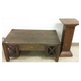 Mission oak coffee table & quarter sawn oak
