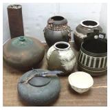 8 piece signed Southwest etc. pottery