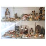 Large group Southwest etc. pottery figures,
