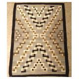 Hand woven Navajo rug approx. 30" x 40"