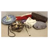 Group including Kate Spade bag, 48 star flag,