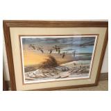 Framed signed & numbered 681/960 Redlin print -