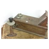 Oak wall phone (as seen)