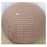 Mod upholstered round poof