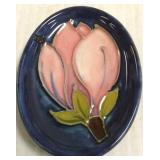 Miniature Moorcroft tray 3 1/4" x 2 1/2"