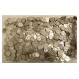 Group of 14 rolls of U.S. mercury silver dimes-