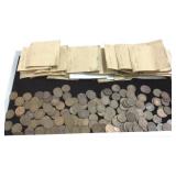 Group of over 100 Indianhead pennies 1859 to