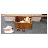 Remington crate with Singer oil cans, large