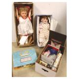 Group toys & dolls including large Winnie in