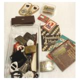 Group of small advertising items, Toro, etc.