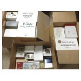 Group of Dept. 56 Village houses, Christmas items,