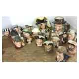 Group of 19 Royal Doulton mugs