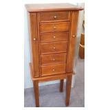 Jewelry chest with 6 drawers
