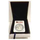 Graded 2013 5 oz. Panda silver coin