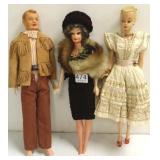 3 fashion style dolls