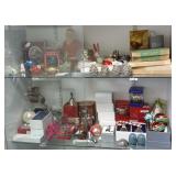 Group of Christmas ornaments etc.