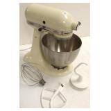 Kitchen Aid mixer with attachments