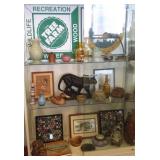 Large group including paintings, signs, Southwest