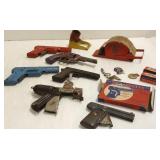 Group of toy cap guns