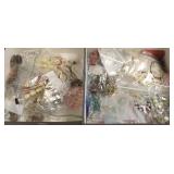 Large group of costume bead jewelry, pearls, etc.