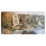 Group of assorted postcards, photos, etc.