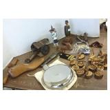 Group including knife & sheath, some epaulettes,