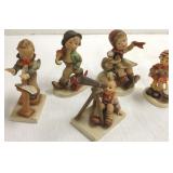 5 Hummel figures including full bee mark