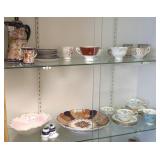 Group of porcelain including oriental charger,