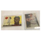 1955 Jackie Robinson #50 & a #1 Ted Williams
