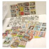 Group vintage baseball cards including rookies,