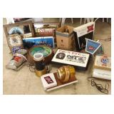 Group of assorted beer signs