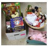 Group including vintage Madame Alexander dolls,