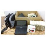 Group vintage, etc electronics including phones,