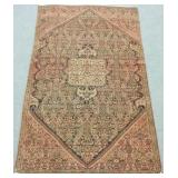 Antique Persian oriental rug approx 4